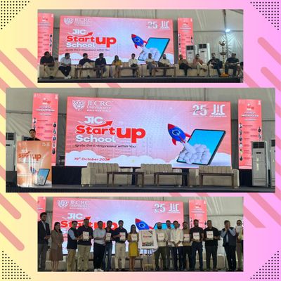 Hello LinkedIn community! Today, I had the amazing opportunity to attend the JIC Startup School & Sh