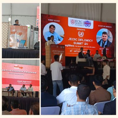 Just wrapped up an incredible day at the JIC Startup School at JECRC University and the Diplomatic S