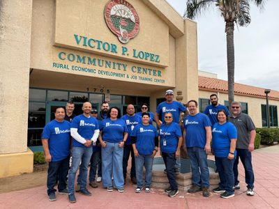 Today’s community food distribution event was a success! Thanks to everyone who volunteered and than