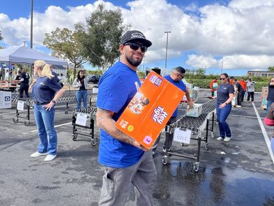 We joined HomeAid OCLA’s Diaper Drive Thru Drop Off, uniting with our community to support neighbors