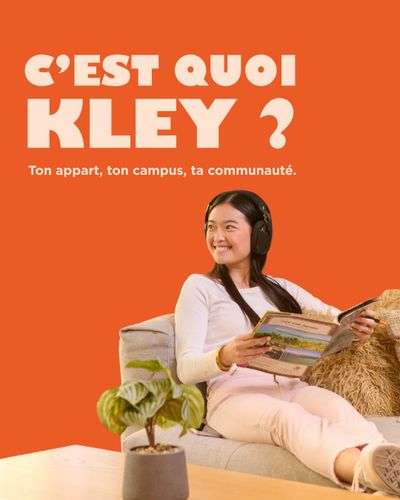 Post by kleyetudiants on Instagram: L'appart, c’est juste le début 👀 Chez KLEY, tu viens pour avoir ton chez-toi. Et tu découvres vite tout ce qu’il y a autour : des espaces où bosser, bouger, chiller, rencontrer du monde… et beaucoup de bonnes raisons de sortir de ton appart. On t'explique en détail ? 👆