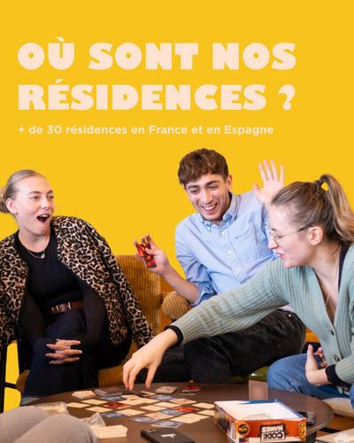 Post by kleyetudiants on Instagram: Ton prochain chez-toi est juste ici 📍 KLEY, c’est des résidences étudiantes partout en France, mais aussi en Espagne 🇪🇸 Alors, où est-ce que tu poses tes valises ? Fais défiler, trouve ta ville et commence à te projeter 👀