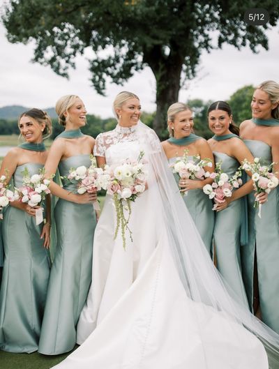 green emerald velvet dress Sample Bailey Bridesmaid Dress