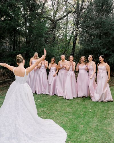 cheap bridesmaid dresses teal Satin Bridesmaid Dress Prom Dress Light Blue M Billie Teal by Grace Loves Lace main image 0