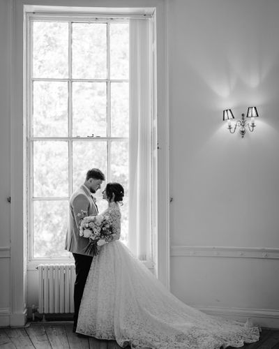Real bride in Delia gown