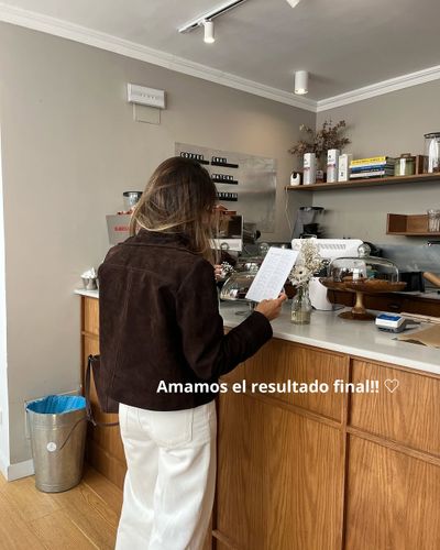 Nuestra chaqueta her moment casi es de otro colorðŸ¤­ probamos mil combinaciones hasta que dimos con