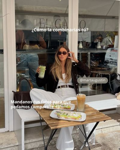 Nuestra chaqueta her moment casi es de otro colorðŸ¤­ probamos mil combinaciones hasta que dimos con