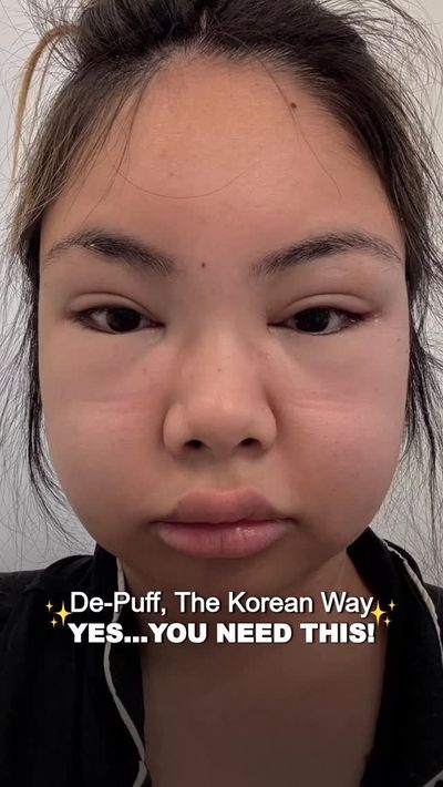 Wake up puffy? Itâ€™s not fatâ€”it's fluid. ðŸ‘€ðŸµ

ðŸ˜³ The Korean de-puff ritual thatâ€™s quietl