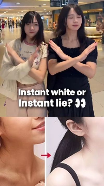 If a cream makes you â€œwhite in 1 secondâ€â€¦ is it skincare or just makeup in disguise? ðŸ¤”

Her