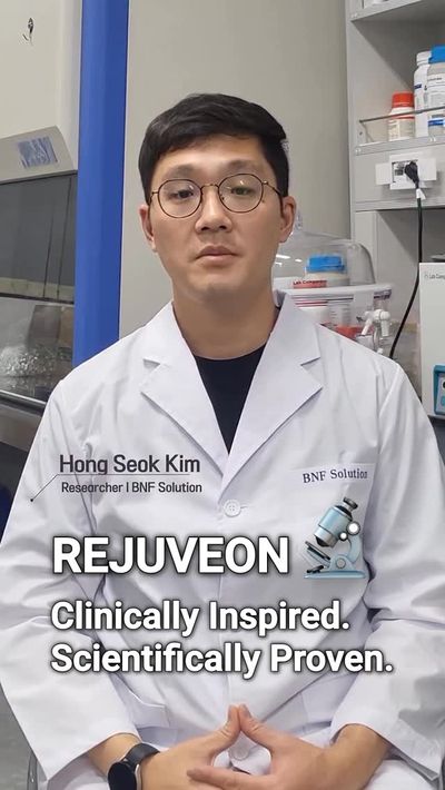 At BNF Solution, science meets skin transformation ðŸ§¬

Hear directly from our PDRN researcher as t