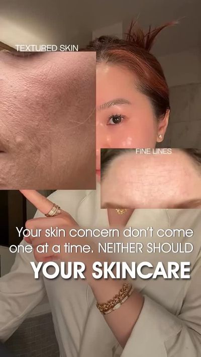 Your skin concerns don’t come one at a time. Neither should your skincare. 💎

Fine lines, uneven te