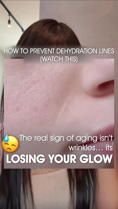 The real sign of aging isn’t wrinkles... it’s losing your glow. ✨💎

Not every line is just a dehydr