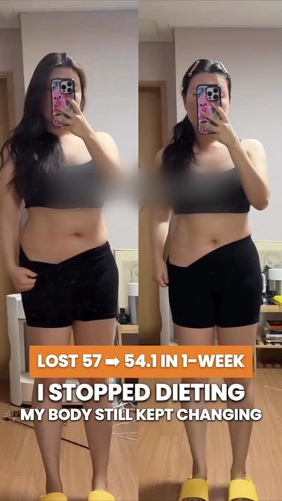 Dropping 3.7 kg in a weekâ€”without giving up your favorites?

Olivazumo Glow-Up: 57 â†’ 53.3 kg Wee