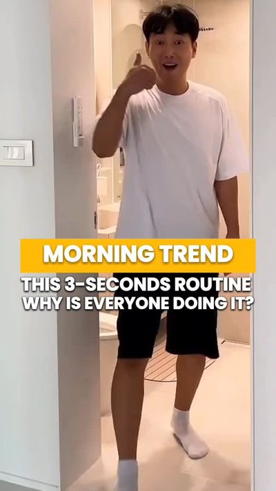 ðŸŒ… Ever feel like mornings are rushed, but your body still needs care?

This 3-second routine is t