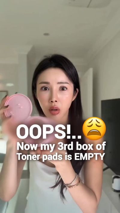 Not me finishing my 3rd box alreadyâ€¦ ðŸ˜Œâœ¨

These Graphene Toner Pads are that good â€” cooling,