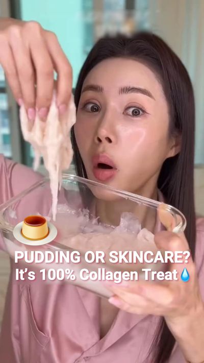 Ever seen a mask that looks like a pudding cake? ðŸ®âœ¨
Meet the #EveryRoutine #GlossyCollagen #Fil