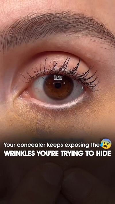 Your concealer isn't the problem ðŸ˜­âœ¨
If it settles into fine lines, your under-eyes might need e
