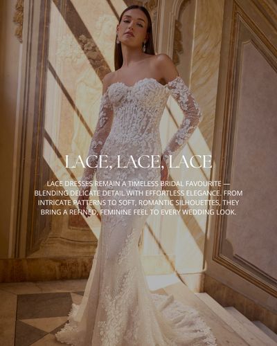 knee length dresses for ladies JACQUARDA Beaded Venice Lace V-Neck Sheath Lace Bridal Gown  Alesia C