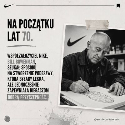 📁 AKTA TAJEMNIC 038

Jeden z najbardziej charakterystycznych pomysłów w historii Nike miał narodzić