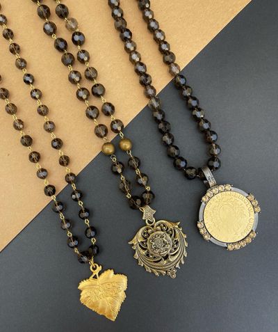ðŸ–¤âšœï¸âœ¨Havenâ€™t you heard? Custom-cut Smoky Quartz is here, and she pairs perfectly with your