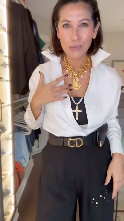 âœ¨ Weâ€™re in love! @confessionsofasuperager absolutely nailed it with her styling of the new Saint