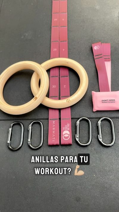 Descubrí las mejores anillas para tu workout 💪🏼

♻️Hechas con materiales reciclados 
💪🏼 Extra su