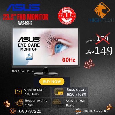 عروض مستمرة مع شركة هاي تك ✨
شاشات الكمبيوتر تختلف في الأداء والجودة🖥🖥
🔸يعتمد حجم الشاشة على تفضي