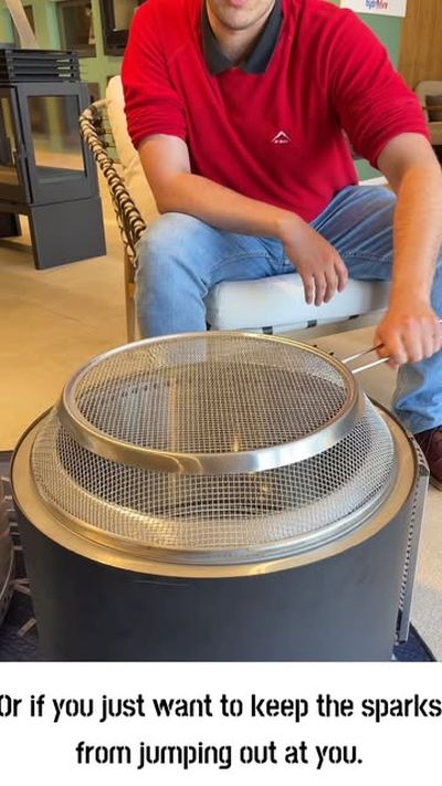 Keep the spark alive…within your fire pit! 

The Helios Fire Spark Arrestor Shield ensures that the 