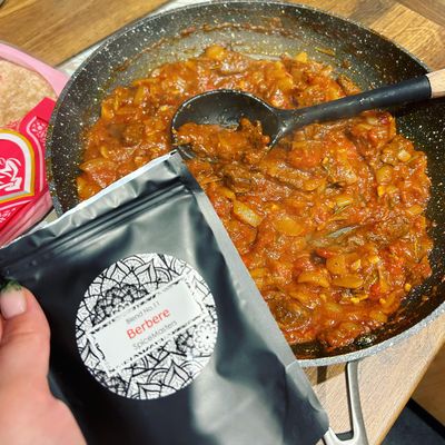 Dinner tonight was beef tibbs, a Ethiopian dish using @spicemasters.co.uk Berbere spice 🌶️ oh my go