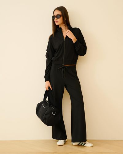 Maxie Rigor Track Pant - Black/White – SPLITS59