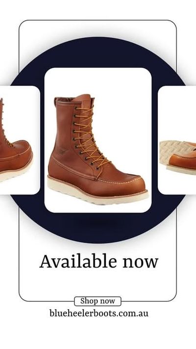 Redwing Moc Toe 6-inch, Oro Legacy 875 | Blue Heeler Boots | Brisbane